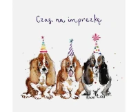 Birthday Card, Dogs, 15x15 cm
